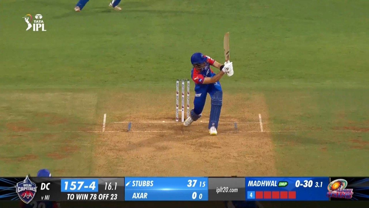 M20: MI vs DC – Tristan Stubbs Six