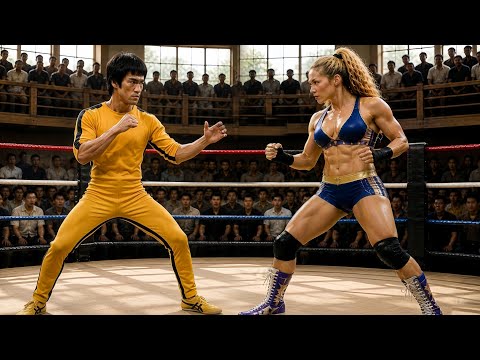 “You Won’t Survive My First Move!” — Female Wrestler Mocked Bruce Lee… He Said: Prove It.