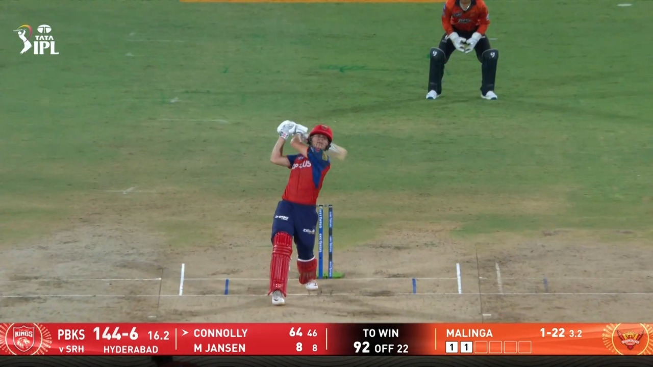 IPL 2026 M49: SRH vs PBKS - Cooper Connolly Six