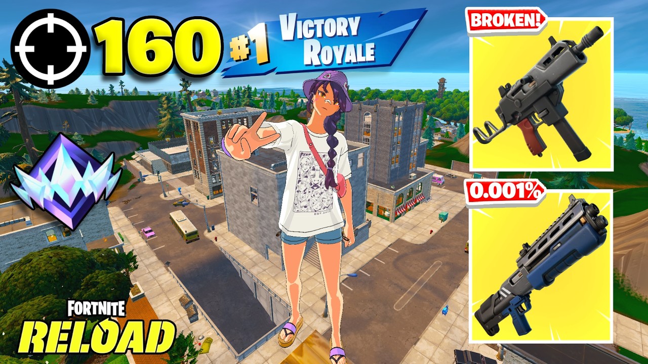 160 Elimination "RANKED RELOAD” Gameplay Wins (Fortnite Chapter 7 PS5 Controller)