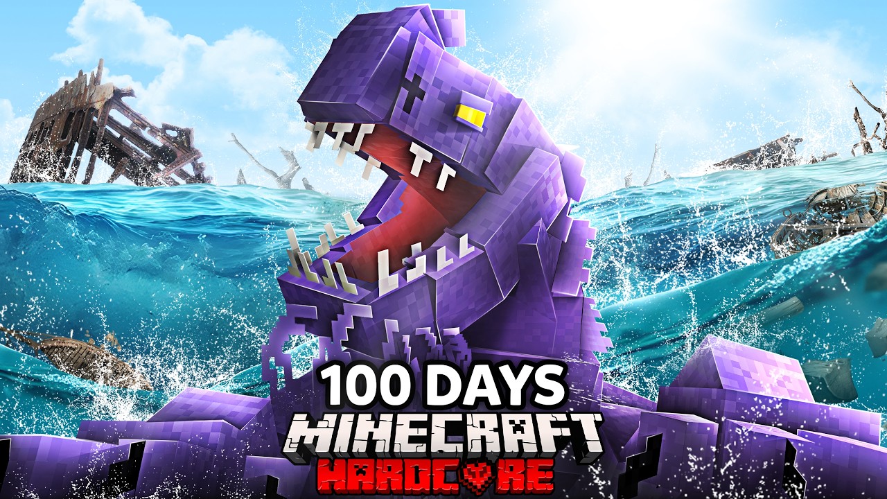 I Spent 100 Days in How to Train your Dragon in Minecraft Hardcore!