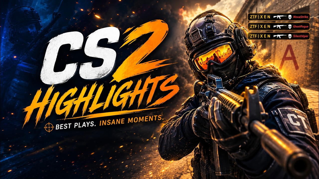 Too Many Clean Shots in One Video | CS2 Highlights background