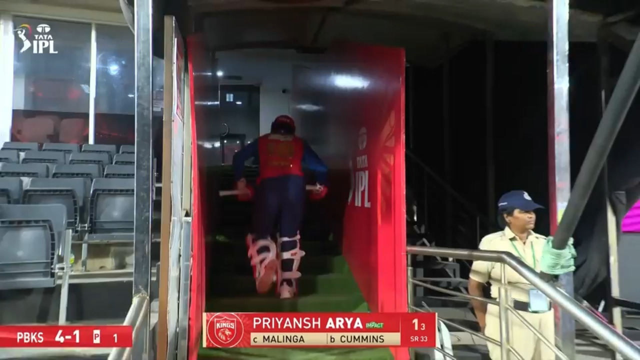 IPL 2026 M49: SRH vs PBKS - Priyansh Arya Wicket