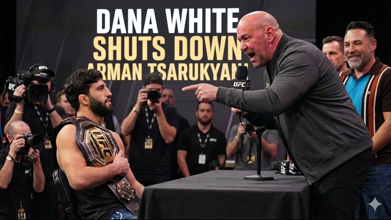 Dana White SHUTS DOWN Arman Tsarukyan! "He's Not Getting The Title Shot"