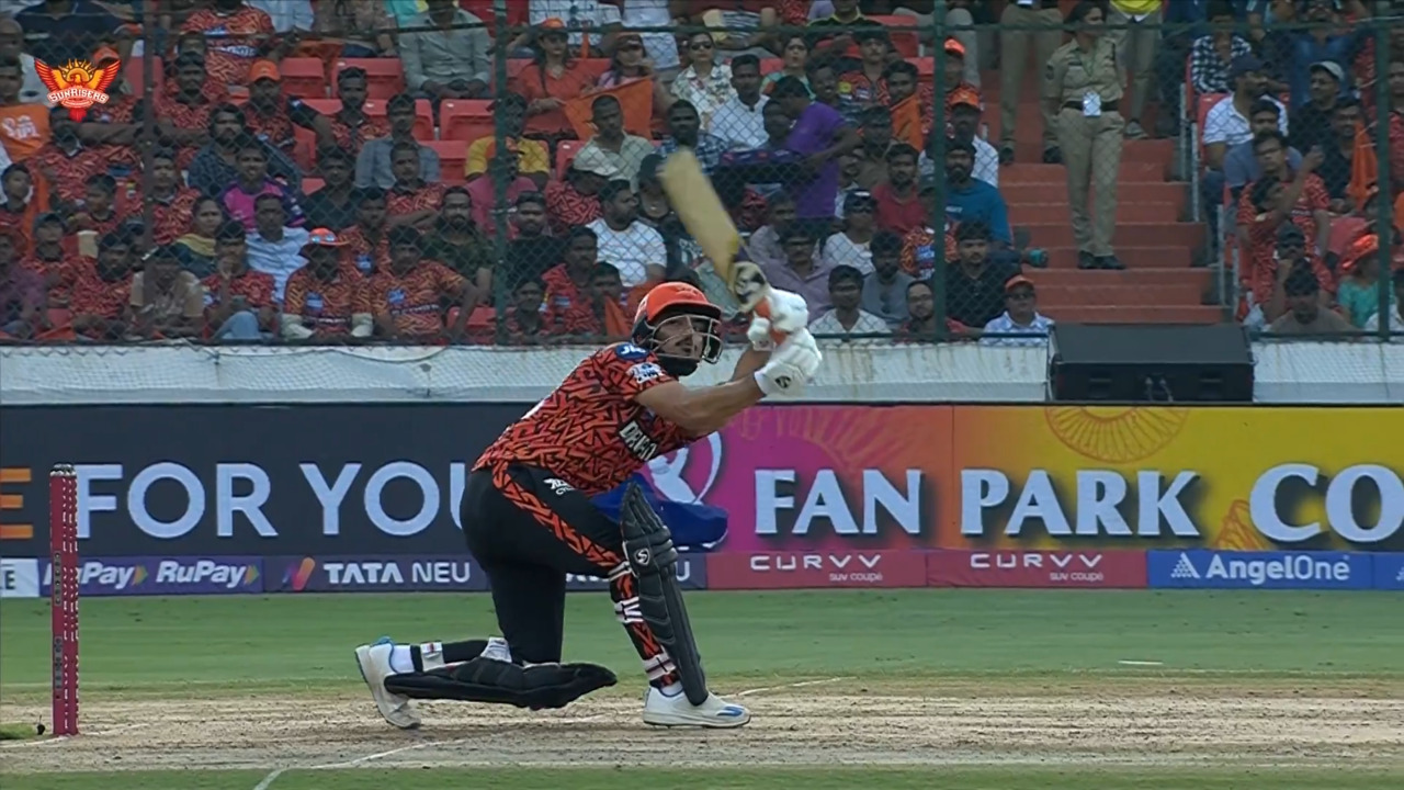 IPL 2025 M02: SRH vs RR - Ishan Kishan Six