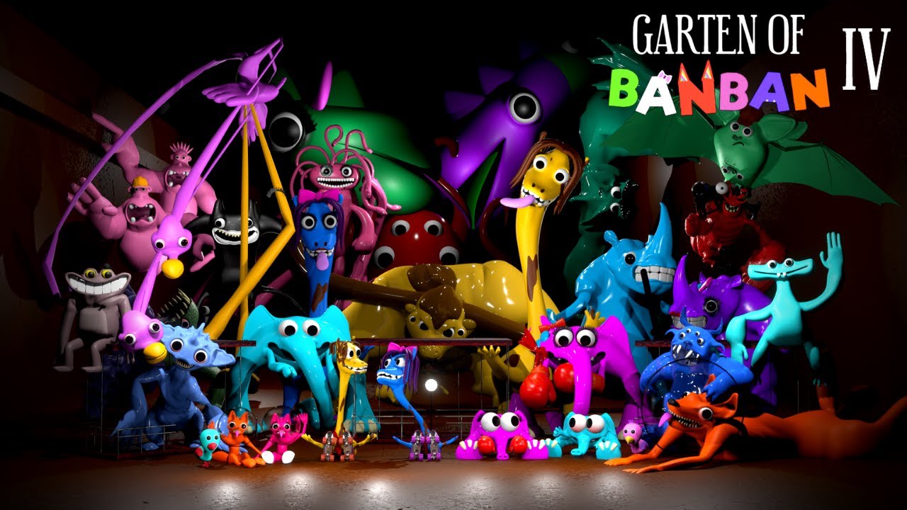 Garten of BanBan 4 - FULL Gameplay + ENDING background