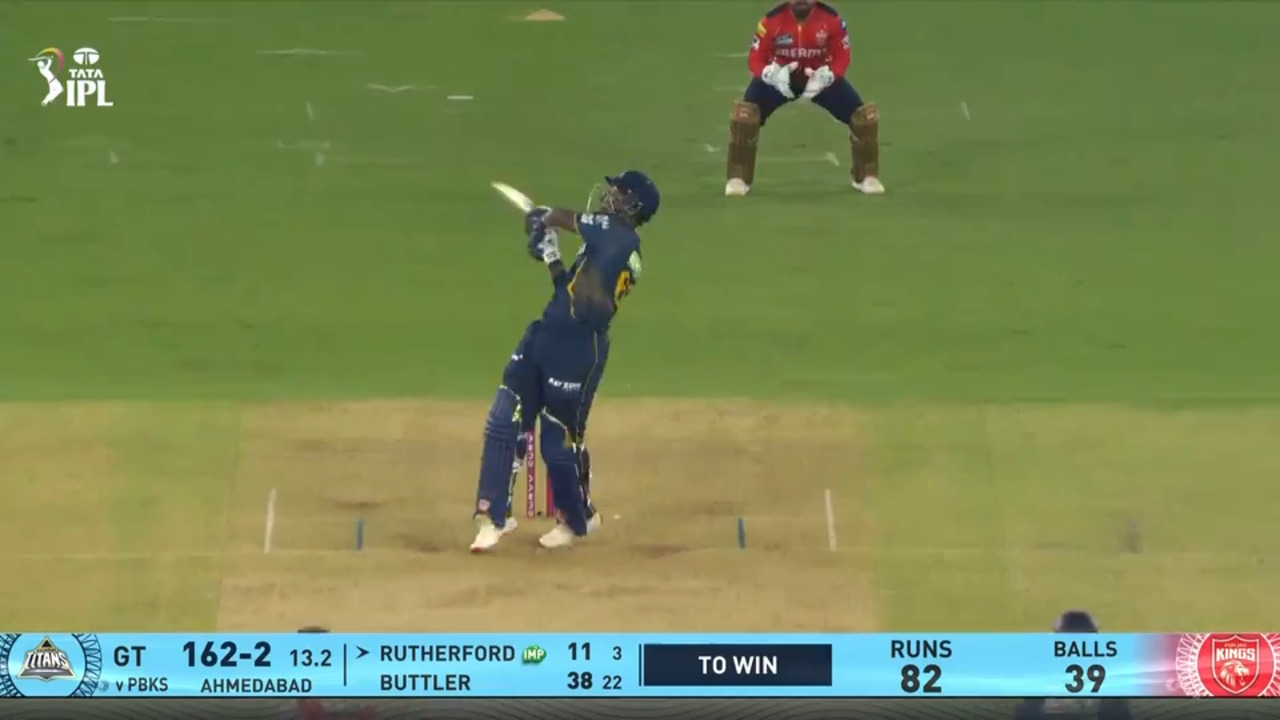 IPL 2025 M05: GT vs PBKS - Sherfane Rutherford Six