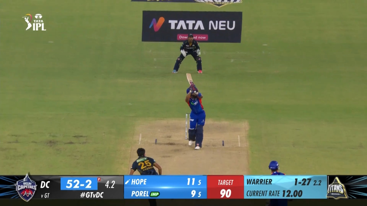 M32: GT vs DC – Shai Hope Six