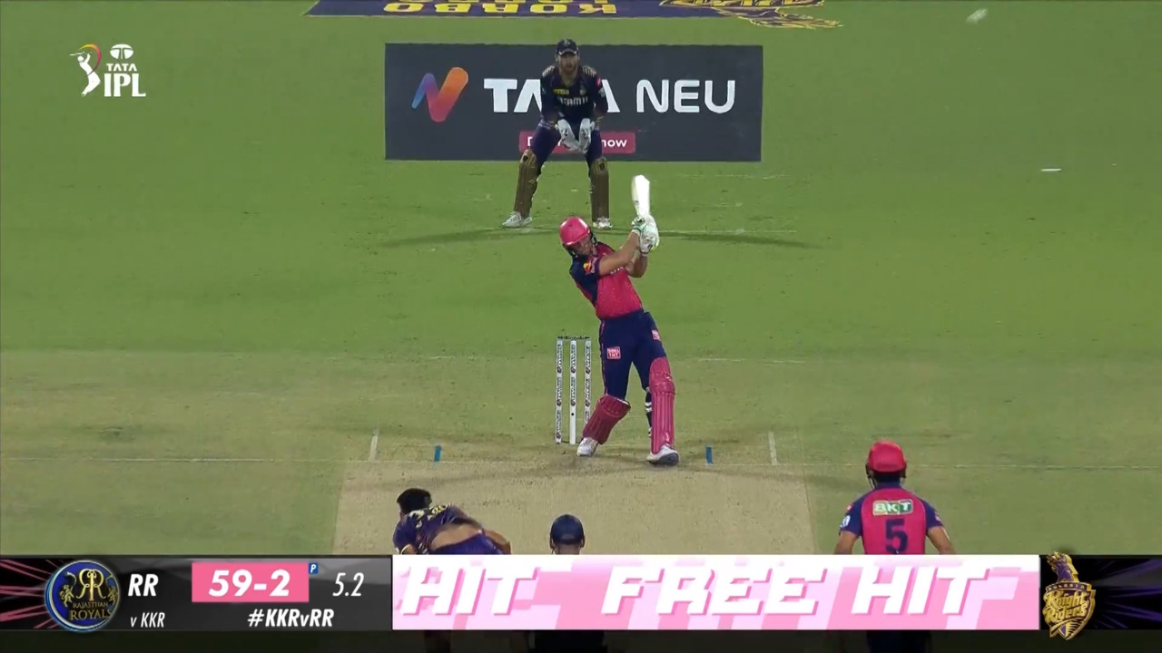 M31: KKR vs RR – Jos Buttler Six background