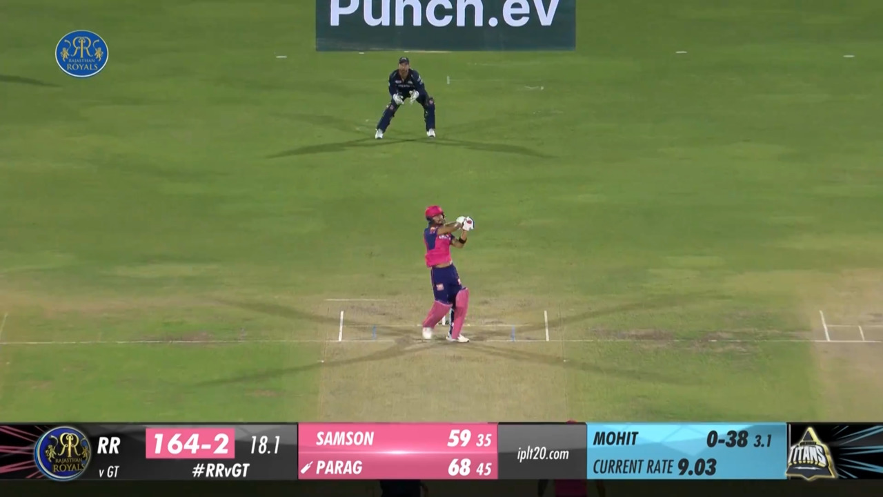 M24: RR vs GT – Riyan Parag Six