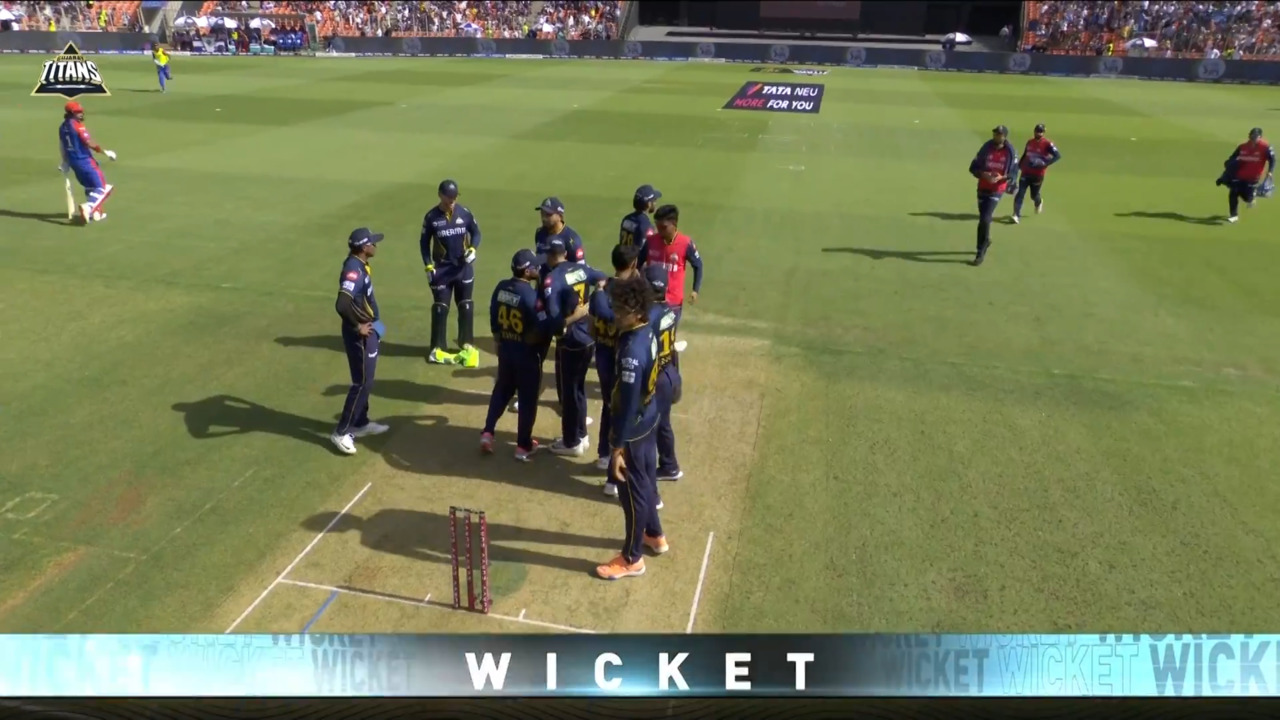IPL 2025 M35: GT vs DC - KL Rahul Wicket