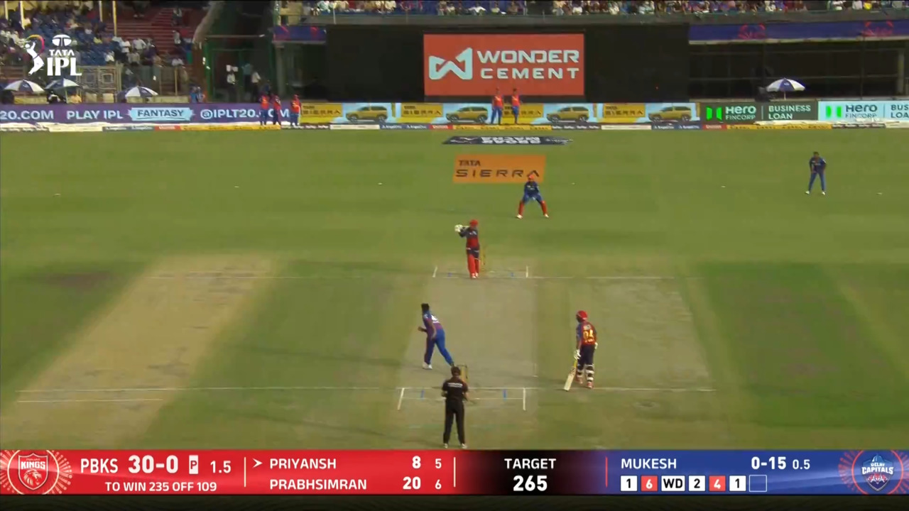 IPL 2026 M35: DC vs PBKS - Priyansh Arya Six