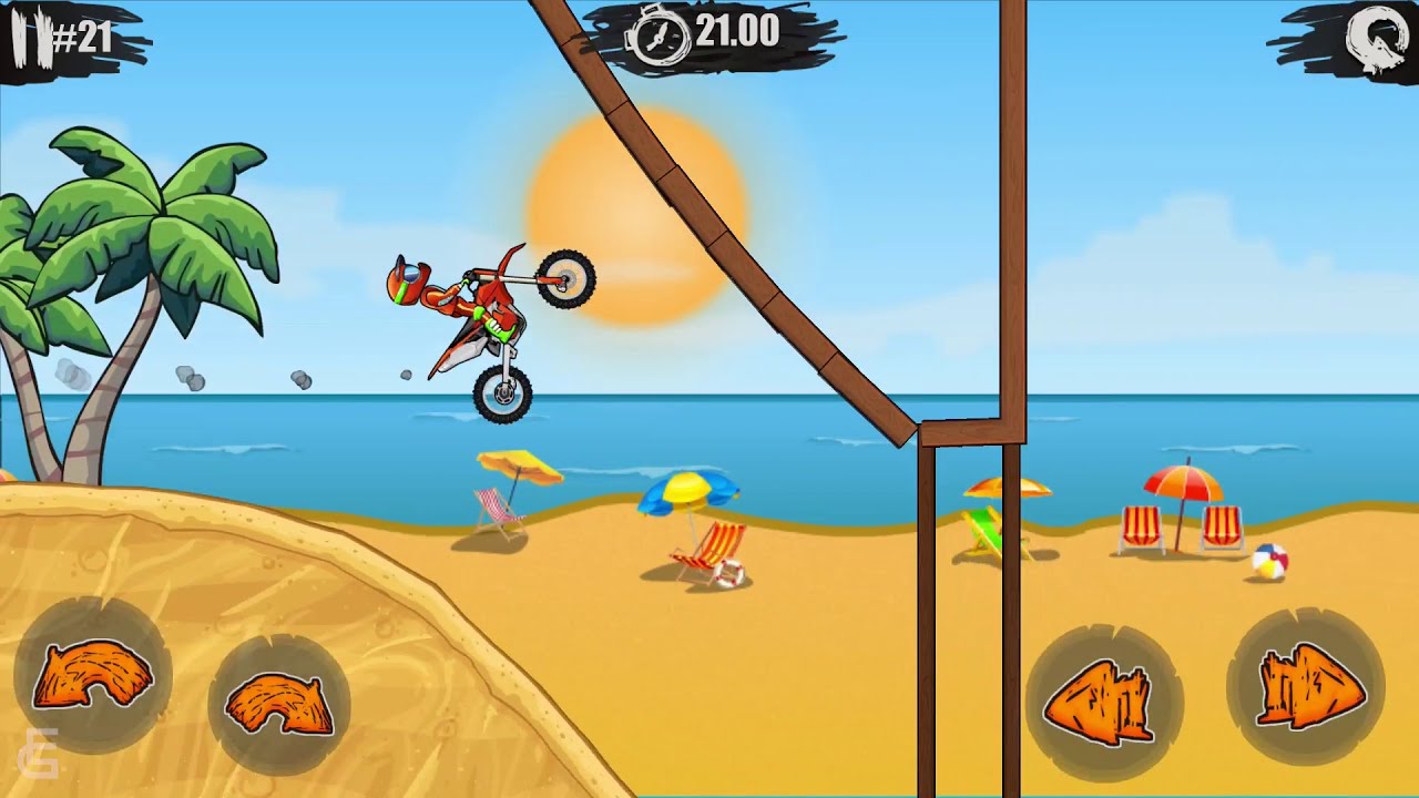 Moto X3M Bike Race Game #10 | Android Gameplay | Friction Games background