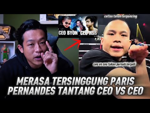 PARIS PERNANDES TANTANG CELLOS FIGHT‼️CELLOS TANGGAPI DENGAN SANTAI"SEBELAH PANAS KITA GAYA BEBAS"