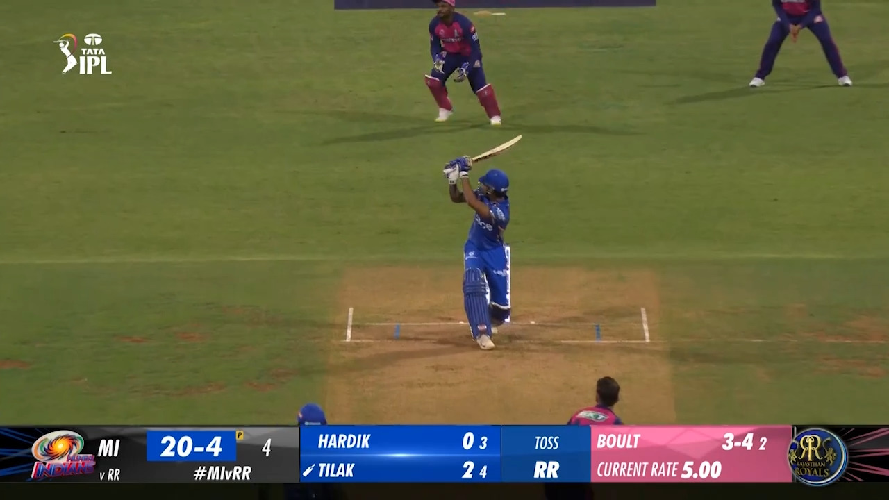 M14: MI vs RR – Tilak Varma Six