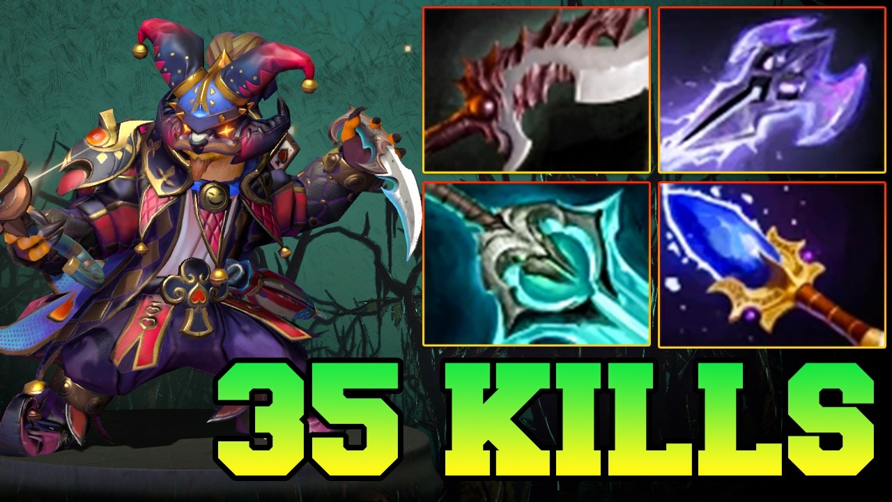 35 Kills Pangolier Dota 2 !! Dota 2 Pangolier Mid Lane Gameplay Build Guide Offlane Carry 7.41
