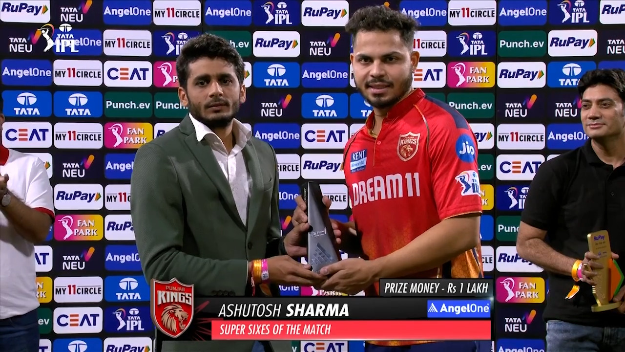 M33: PBKS vs MI – AngelOne Super 6 of the Match – Ashutosh Sharma