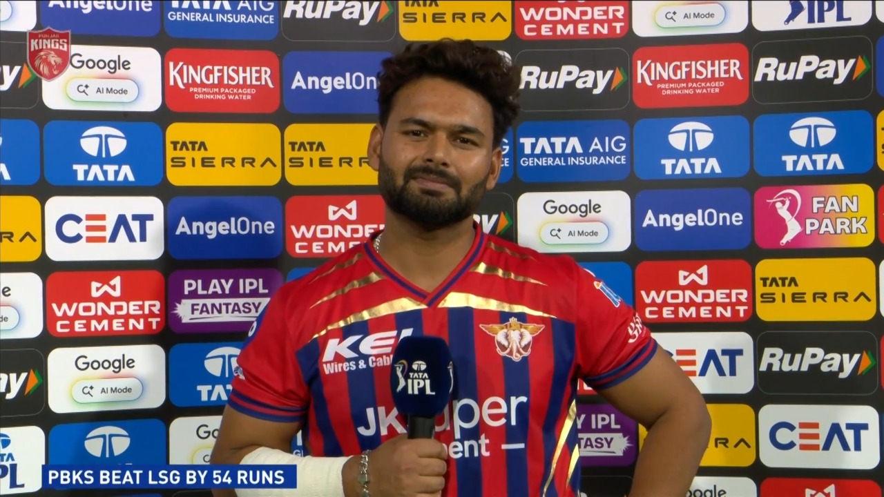 IPL 2026 M29: PBKS vs LSG - Rishabh Pant Interview