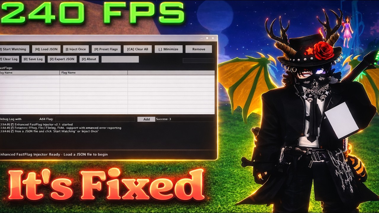 How to fix roblox fastflag not working issue #roblox #bloxfruits #tutorial