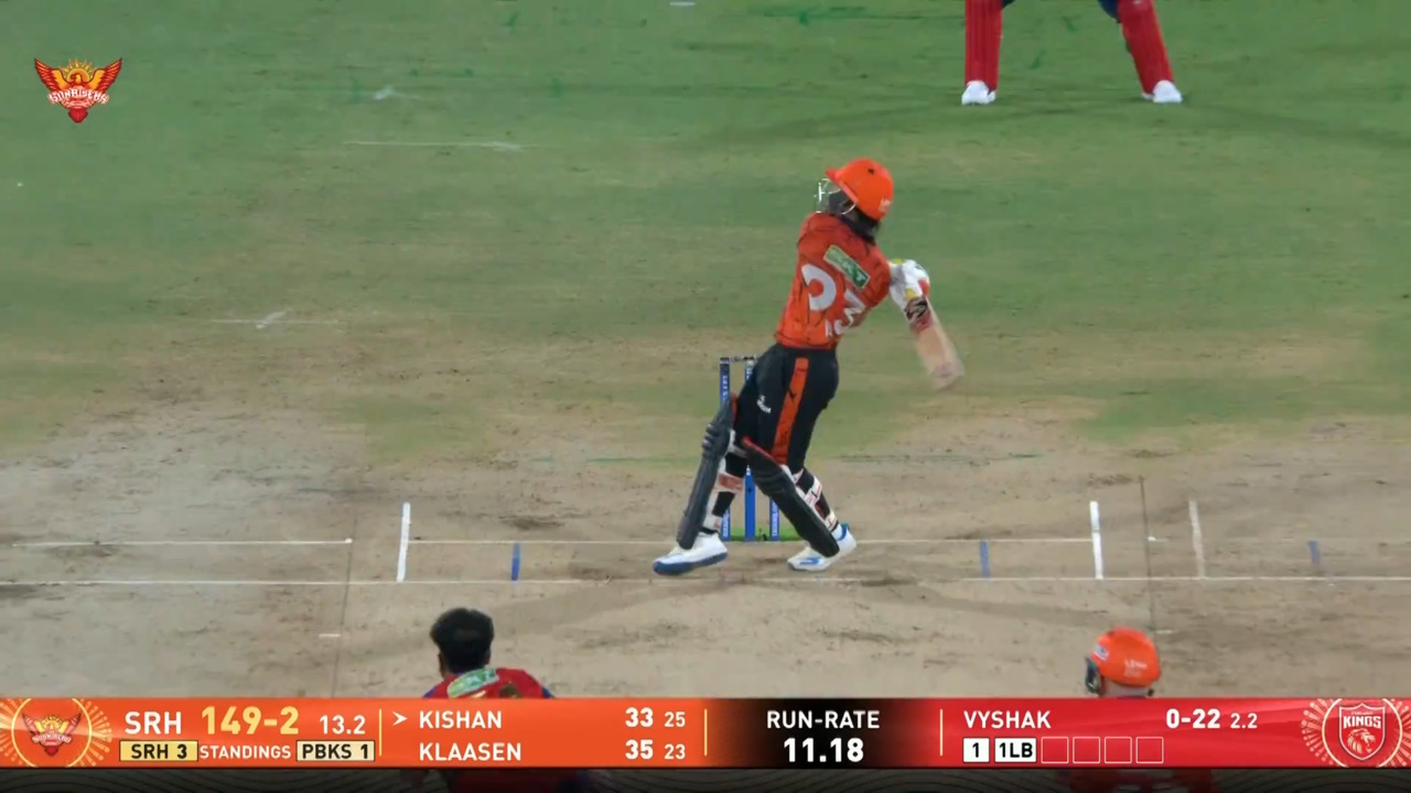 IPL 2026 M49: SRH vs PBKS - Ishan Kishan Six