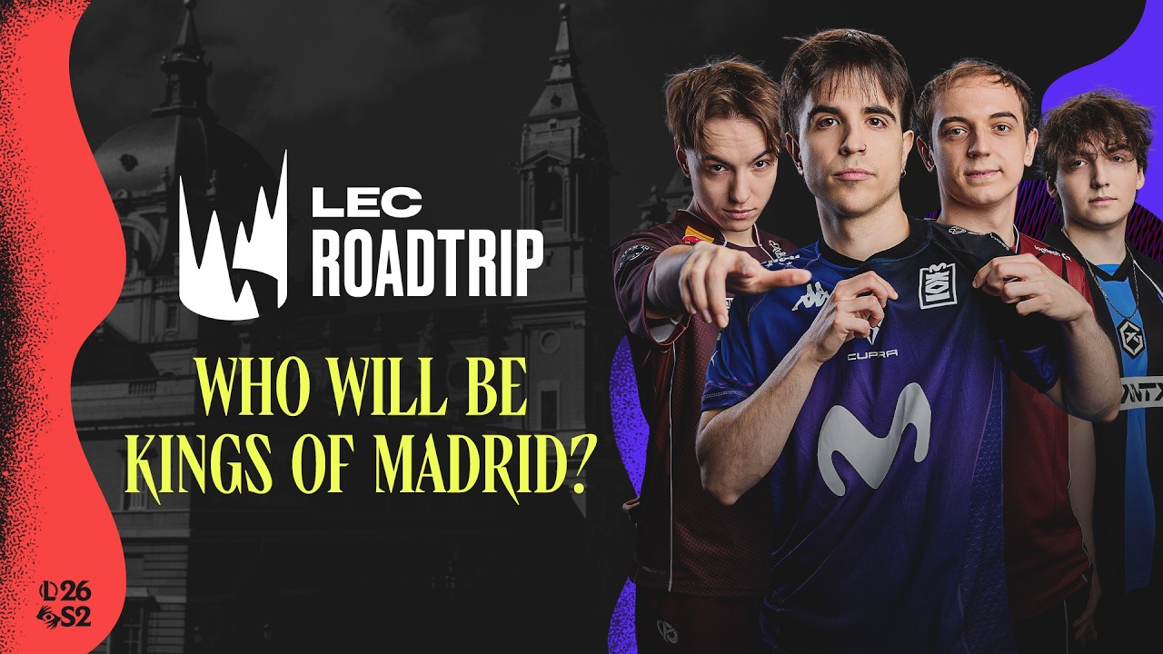 The LEC heads to Madrid! | LEC Spring 2026 background