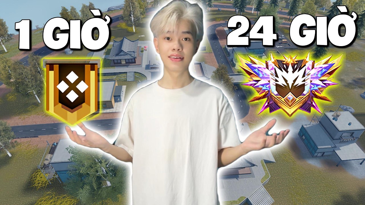 24h Leo Thách Đấu Sinh Tồn Free Fire !?