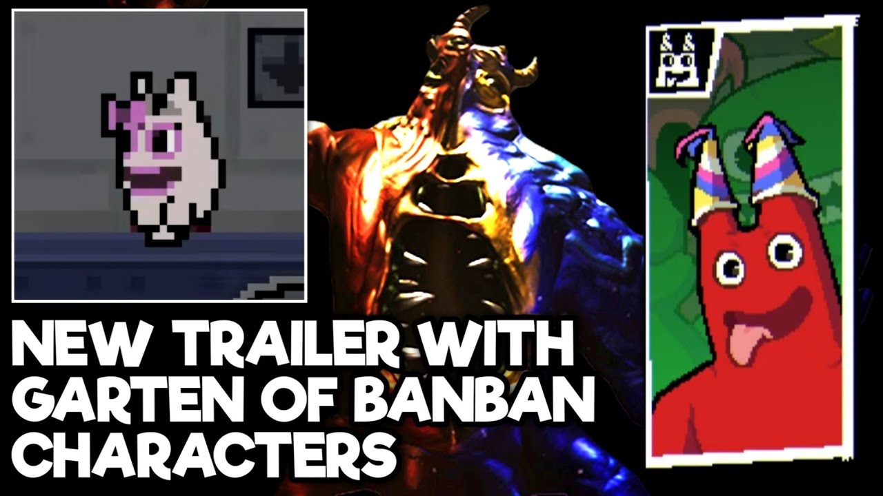 A New Official TRAILER With GARTEN OF BANBAN CHARACTERS and AMONG US is HERE - Chunky Jump