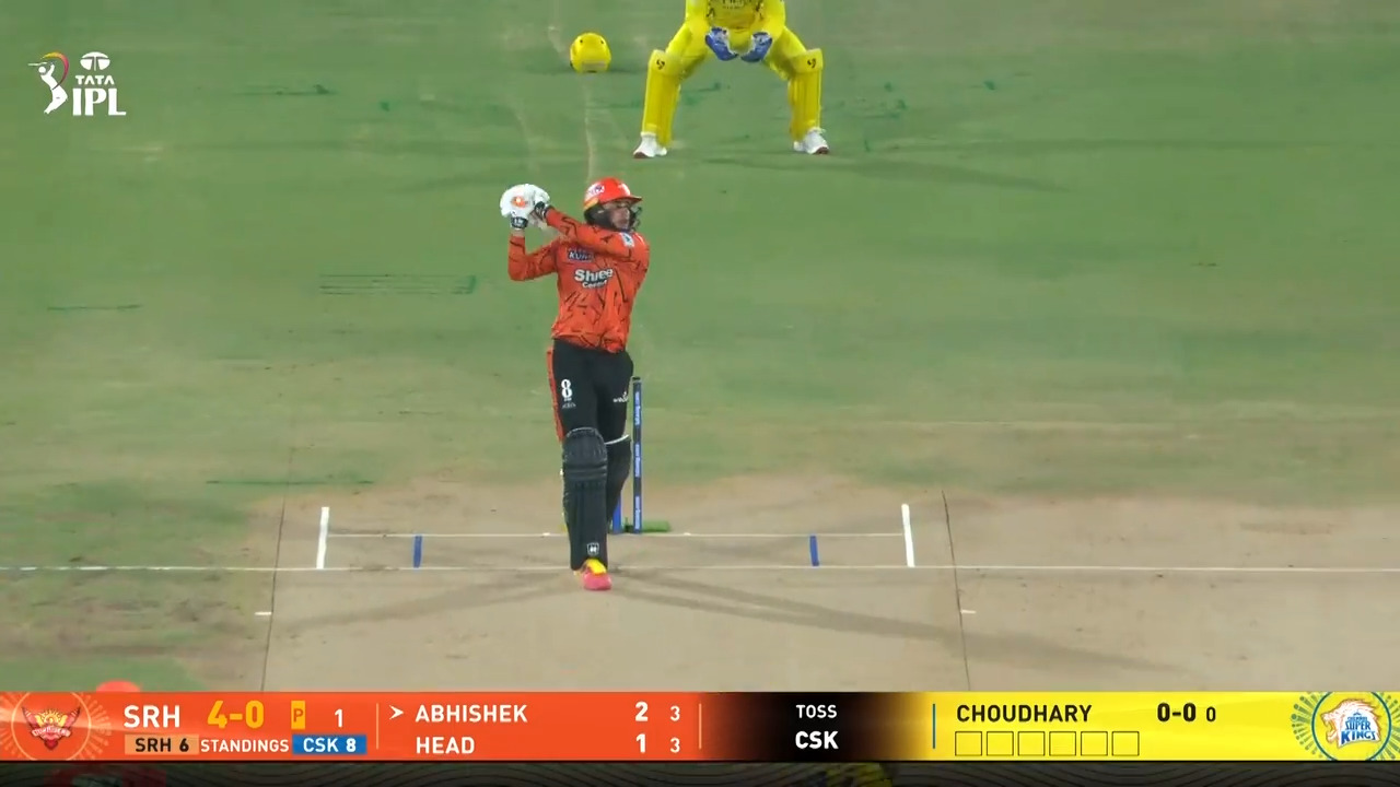 IPL 2026 M27: SRH vs CSK - Abhishek Sharma Six
