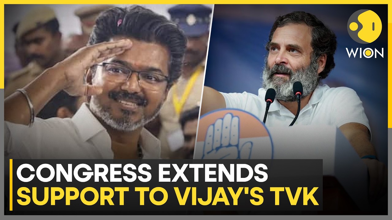 Tamil Nadu Elections: Vijay’s TVK Gains Congress Support In Tamil Nadu Power Game | WION News