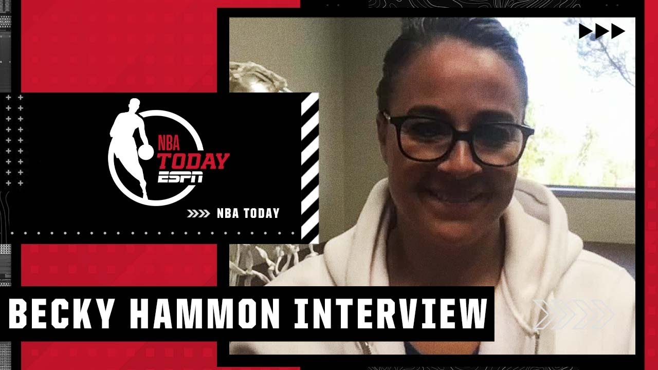 Becky Hammon recaps the Aces’ championship celebration, Chelsea Gray’s playoff run | NBA Today background