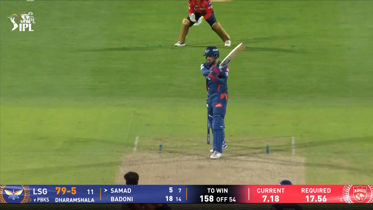 IPL 2025 M54: PBKS vs LSG - Abdul Samad Six