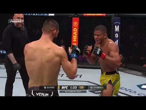 Khamzat Chimaev vs Gilbert Burns | Full Fight | UFC 328