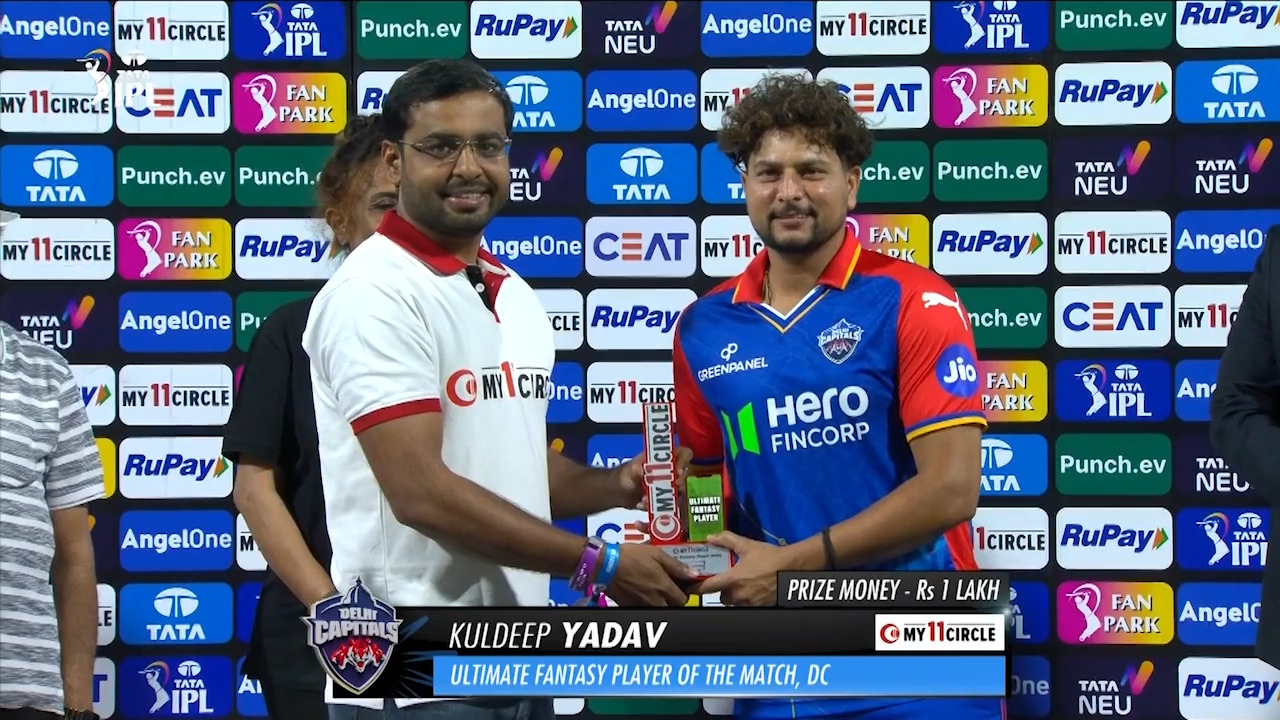 M26: LSG vs DC – My11Circle Ultimate Fantasy Player of the Match – Kuldeep Yadav