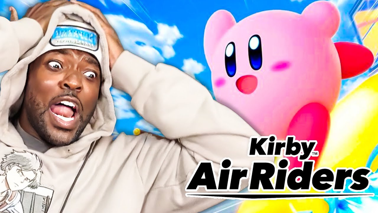 WE HAVE TO ACTUALLY PLAY THE TUTORIAL?? (Kirby Air Riders) background