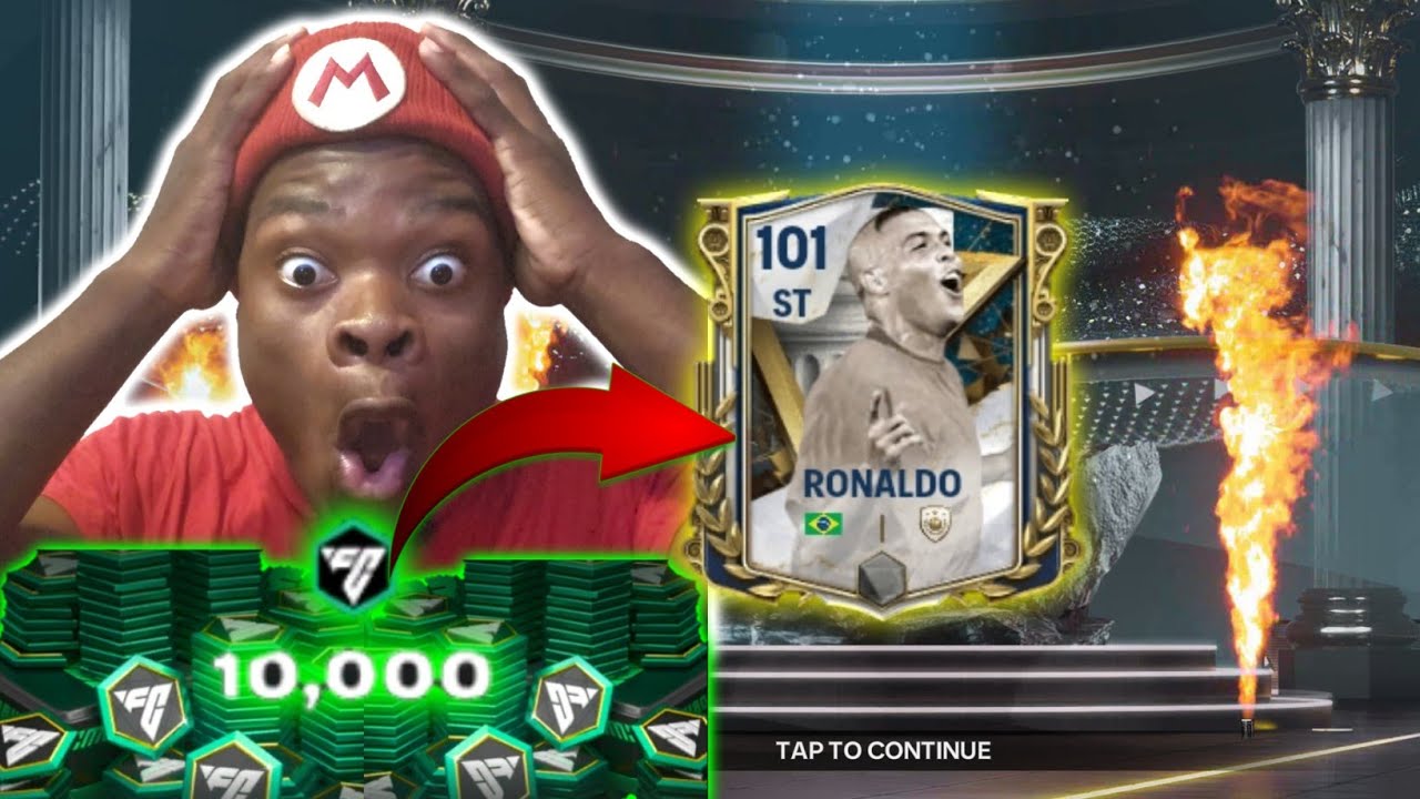 I Spent 10k fc points🤑 and Exchanges to get R9! Guarantee 98-101 Hall Of Legends ICONS Pack!🔥🔥 background