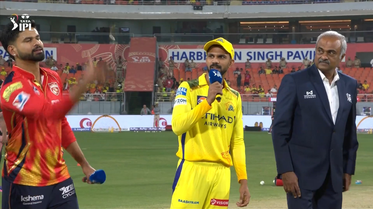 IPL 2025 M22: PBKS vs CSK - Toss
