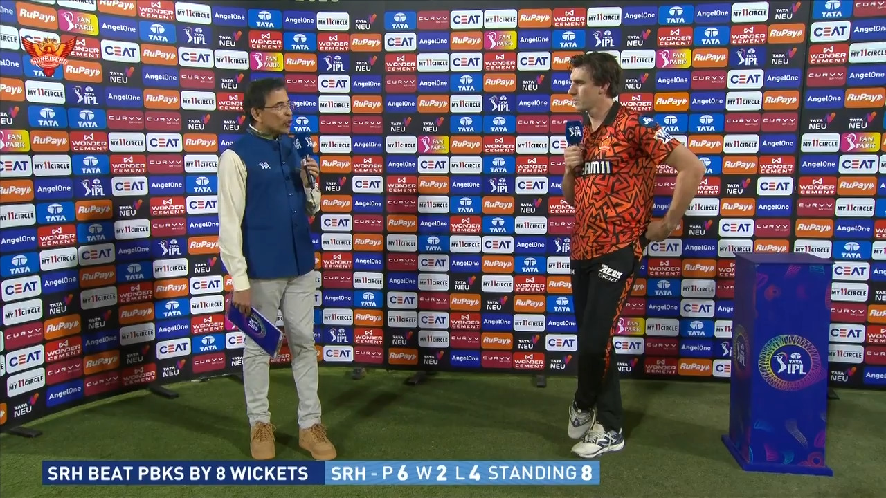 IPL 2025 M27: SRH vs PBKS - Post Match Presentation