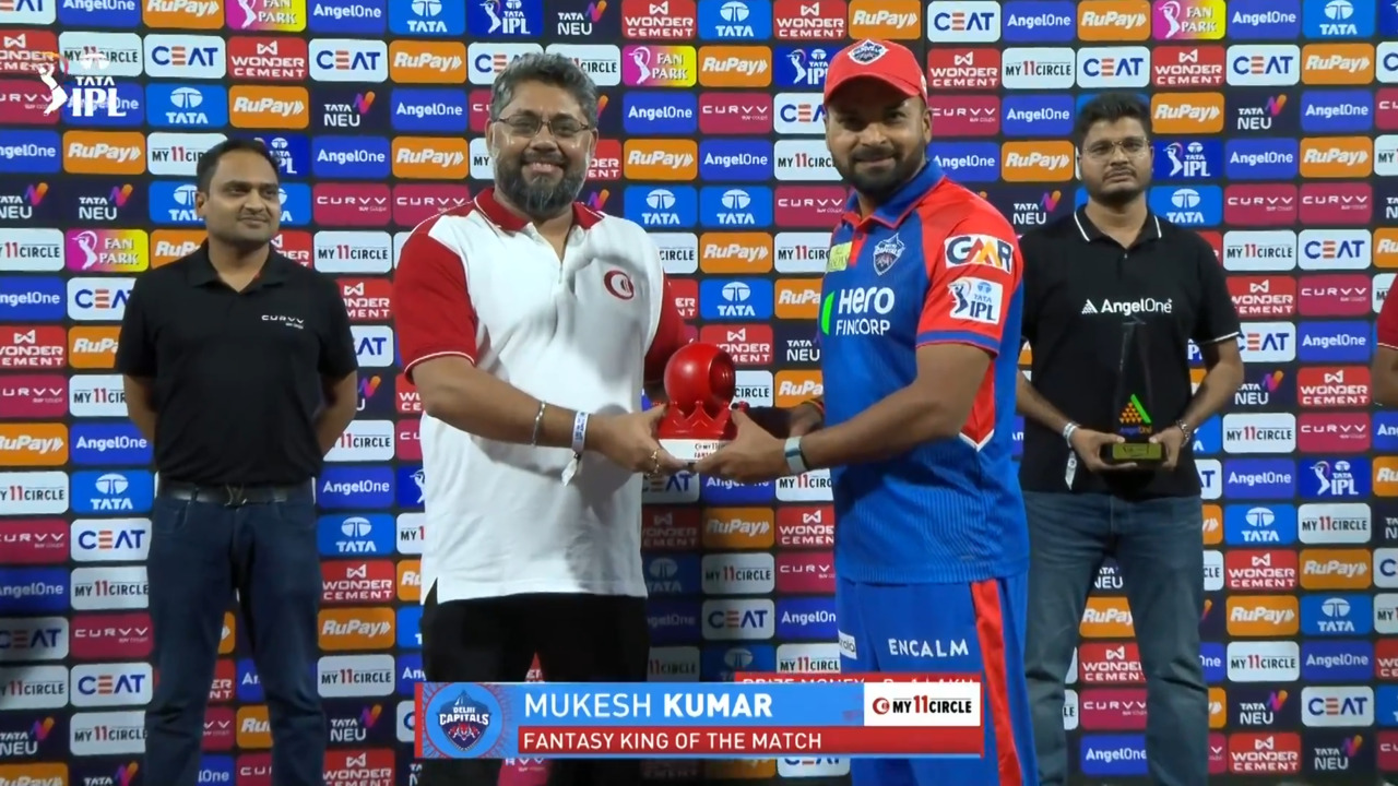 IPL 2025 M40: LSG vs DC - My11Circle Fantasy King of The Match - Mukesh Kumar