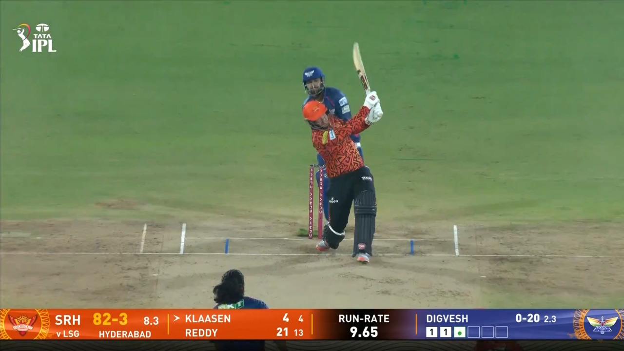 IPL 2025 M07: SRH vs LSG - Heinrich Klaasen Six