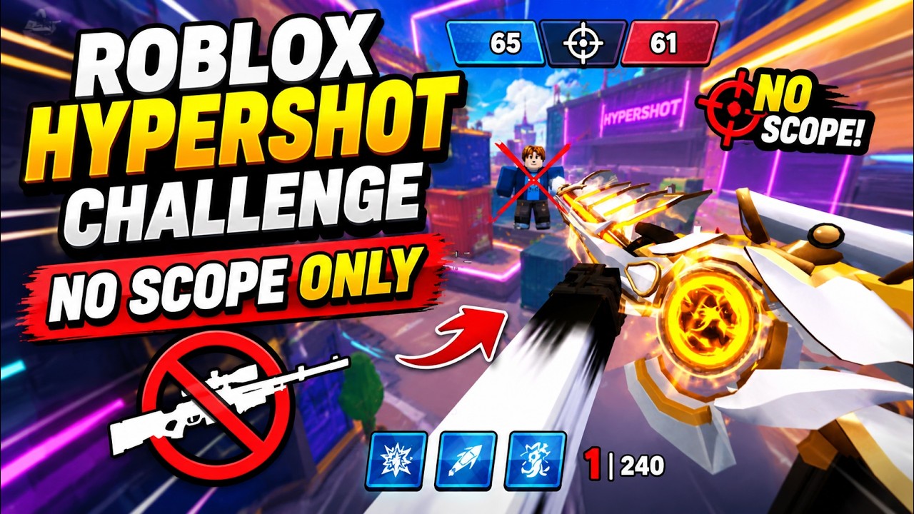 Roblox HYPERSHOT Challenge โ No Scope Only โ Roblox Hypershot Gameplay
