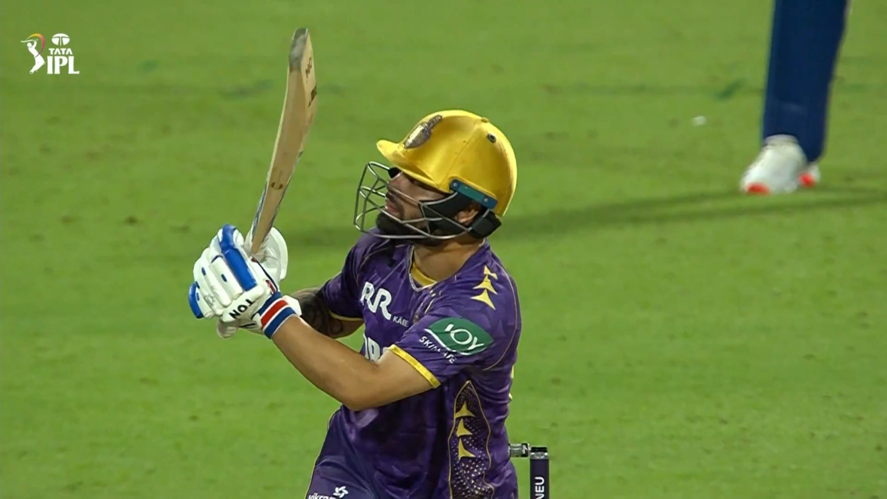 IPL 2025 M19: KKR vs LSG - Rinku Singh Six