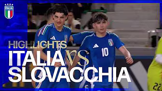 Highlights: Italia-Slovacchia 6-2 | Futsal Under 19 | Amichevole