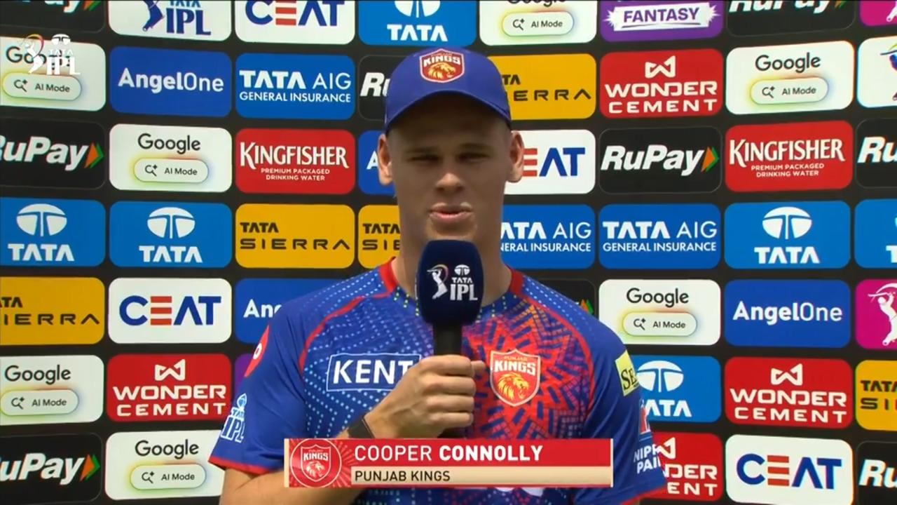 IPL 2026 M35: DC vs PBKS - Cooper Connolly Interview