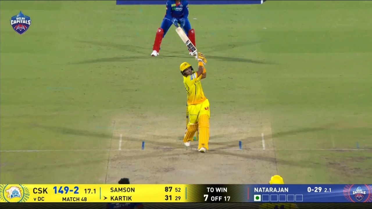 IPL 2026 M48: DC vs CSK - Kartik Sharma Six