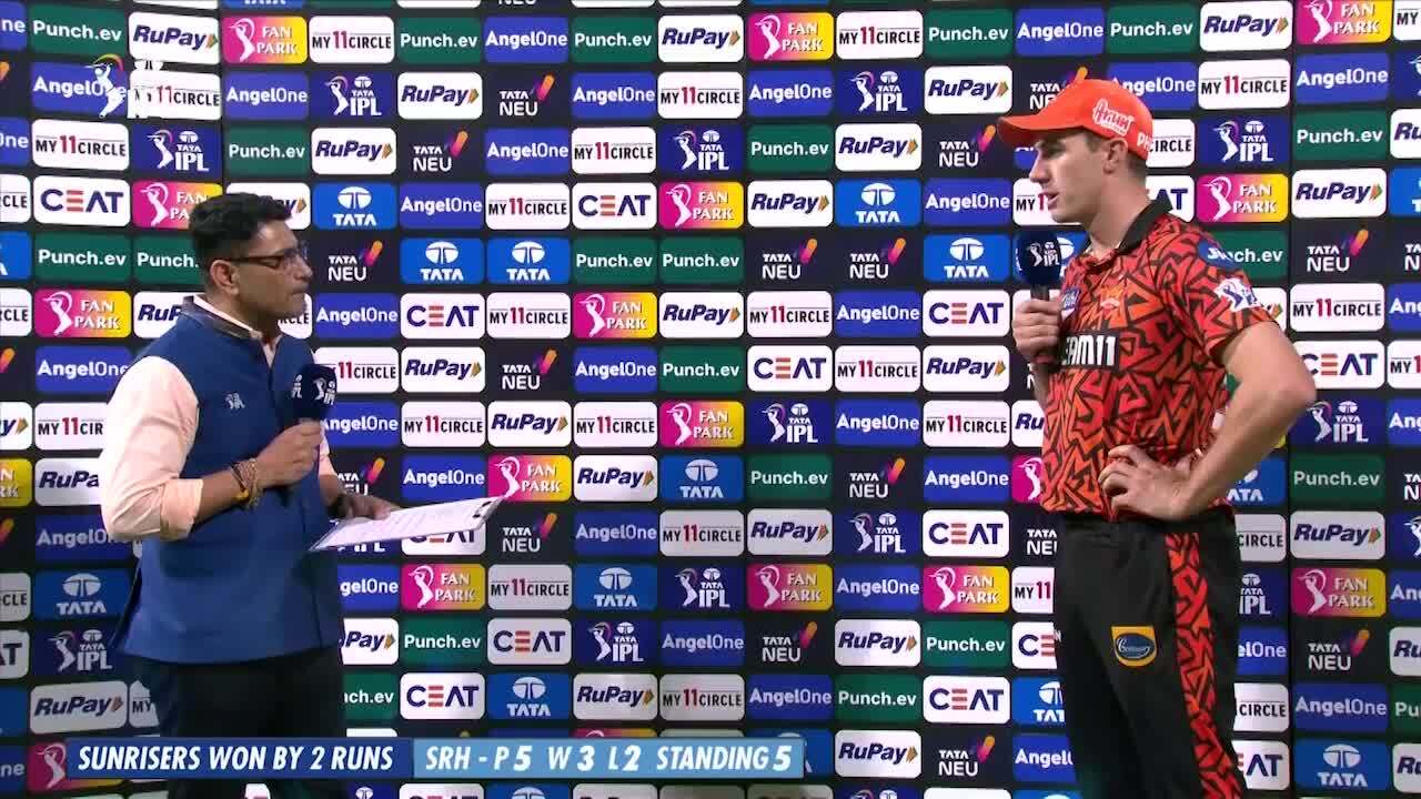 M23: PBKS vs SRH – Post Match Presentation background