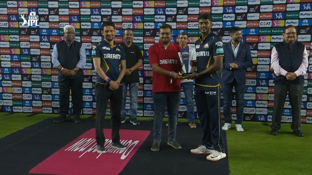 M05: GT vs MI – Player of the Match – Sai Sudharsan
