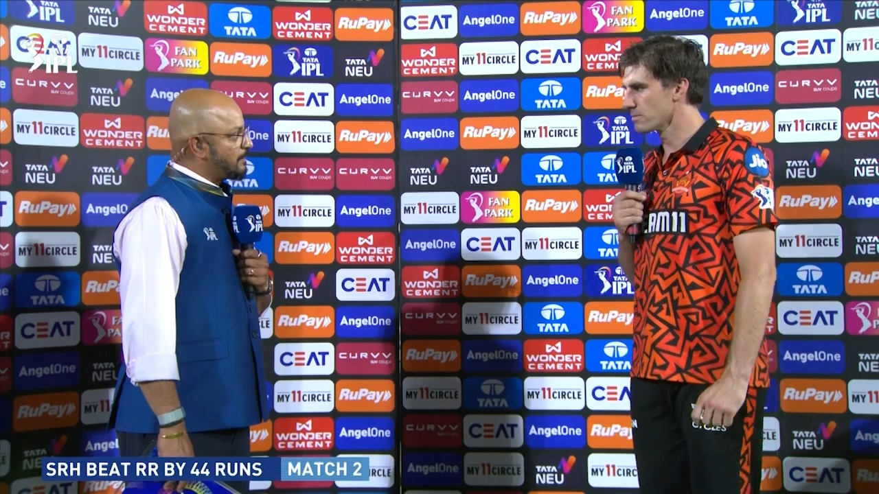 IPL 2025 M02: SRH vs RR - Post Match Presentation