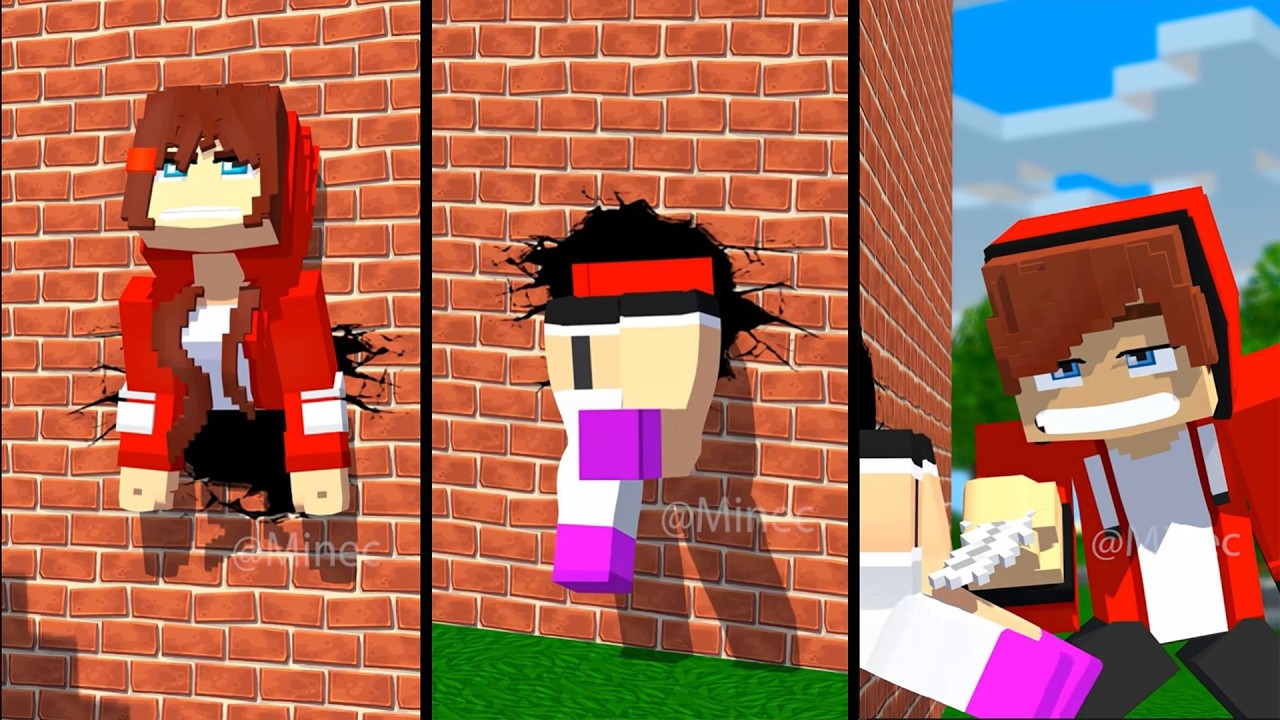 JJ and Herobine -Who's Trapped Now | Minecraft Funny Animation | Minecraft Mix