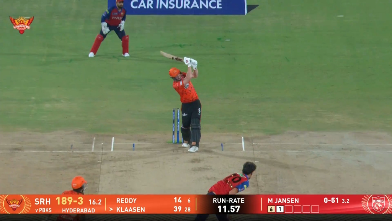 IPL 2026 M49: SRH vs PBKS - Heinrich Klaasen Six