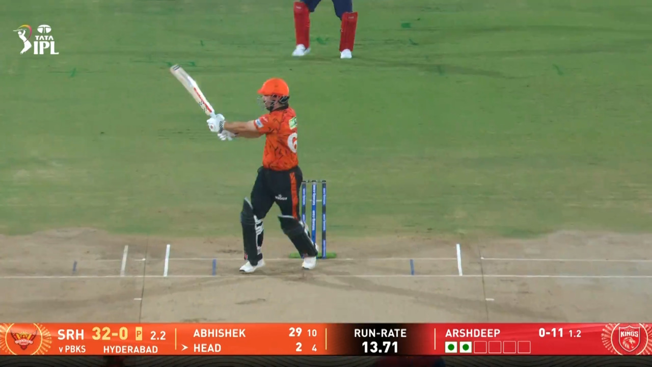 IPL 2026 M49: SRH vs PBKS - Travis Head Six